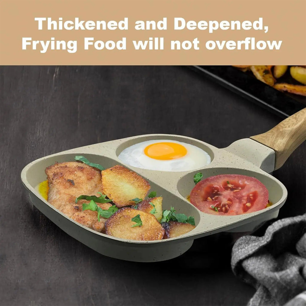 Omelette Pan Nonstick Grill Cookware Gas Stove Induction Cooking Easy