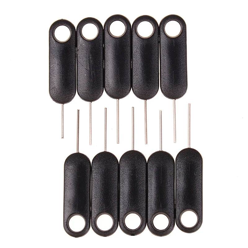 10-Pack SIM Card Ejector Pins – 12mm Universal Stainless Steel