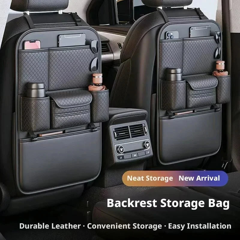 Multi-functional Car Seat Back Organizer High-capacity Multi-pocket