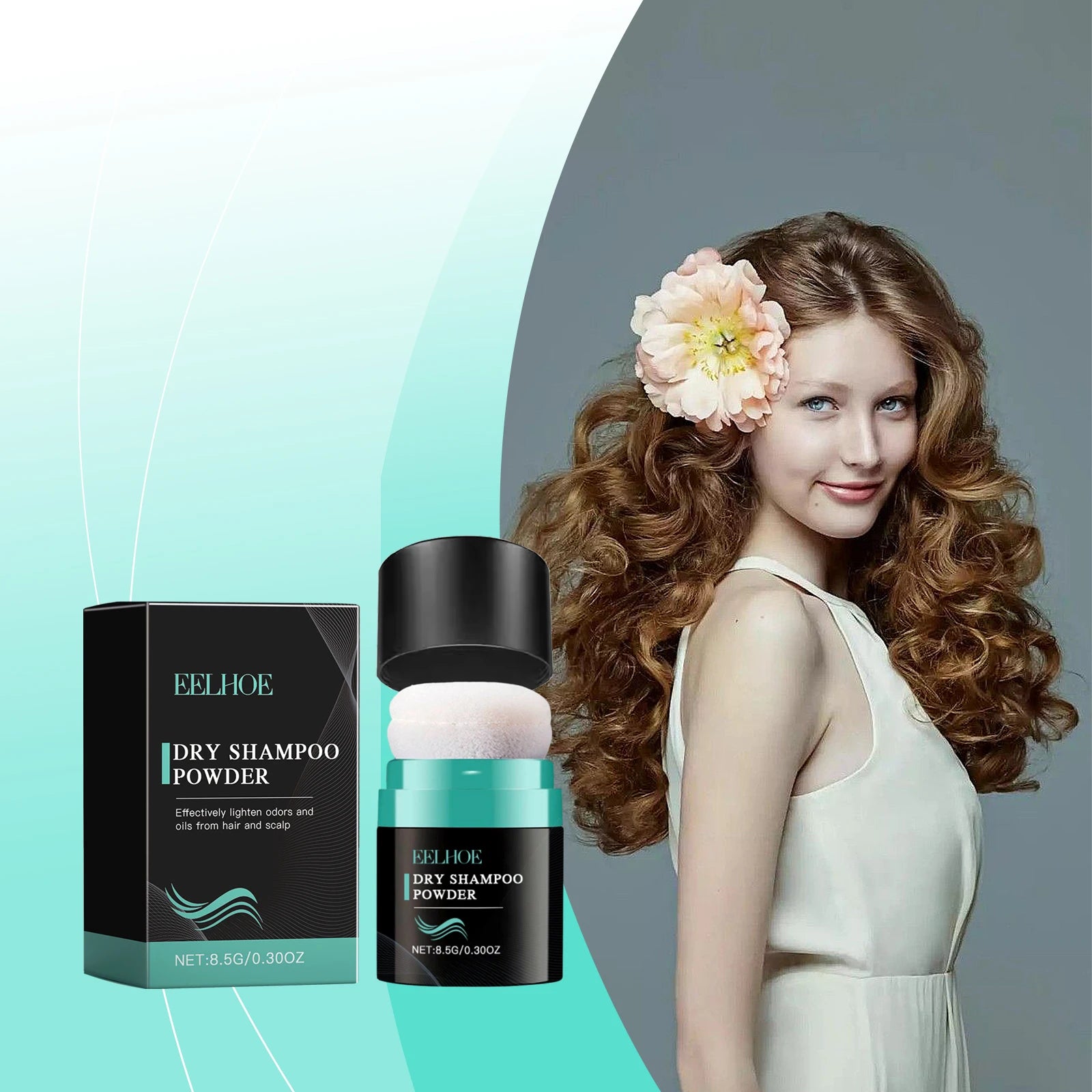 EELHOE Dry Shampoo Powder – Oil Control & Volume, 8.5g Dry Shampoo Powder Zpaxo Default Title