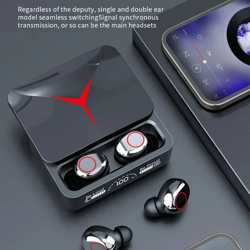 TWS Wireless Bluetooth Earphones Touch Control Gaming Headsets HIFI Stereo Sound Noise Reduction Headphones With Mic For iPhone Zpaxo