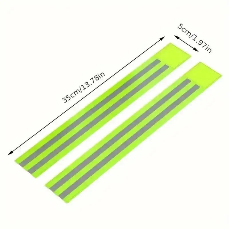 Running Reflective Arm Band Wrist Ankle Leg LED Reflector Armband