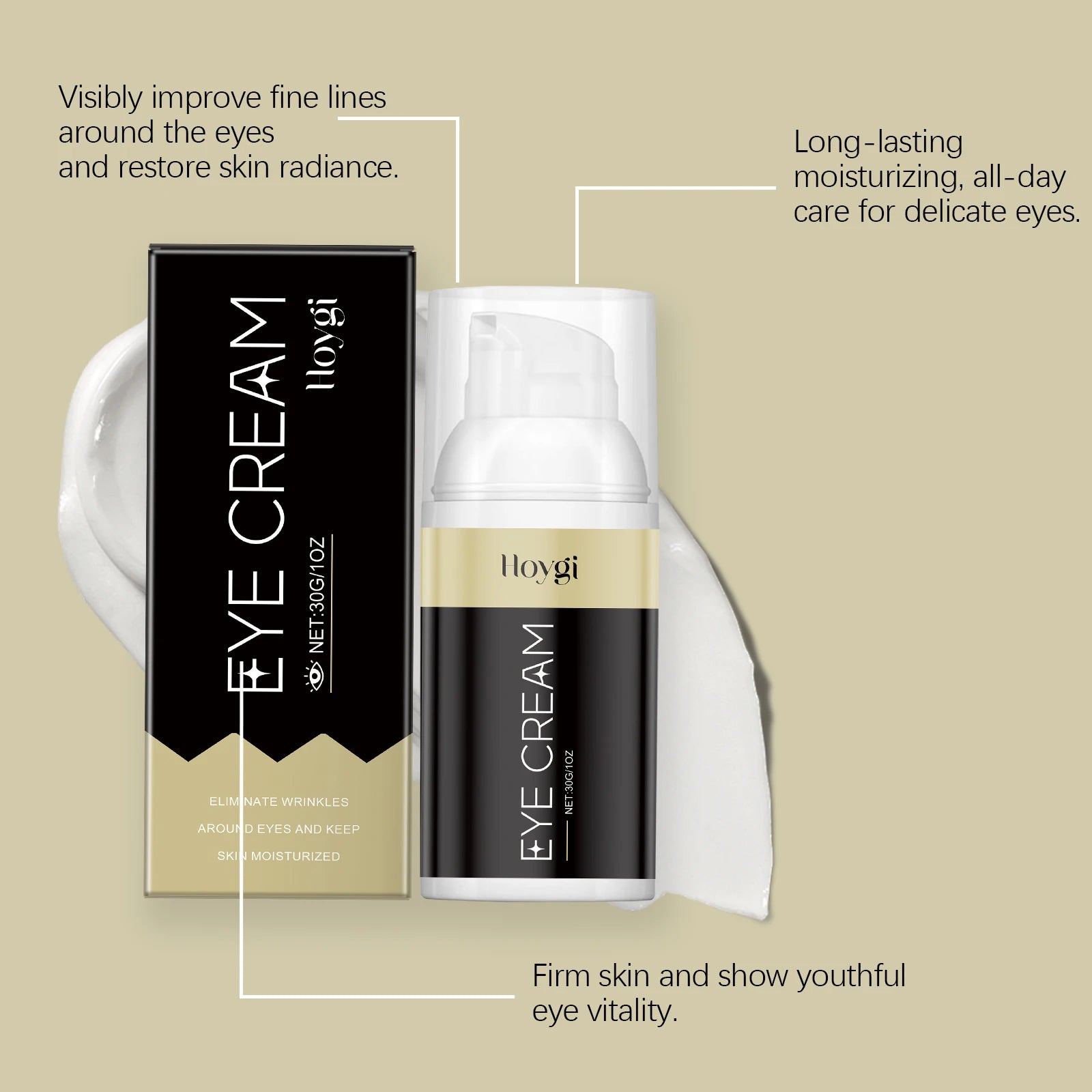 Hoygi Eye Cream – Dark Circles, Puffiness & Fine Lines Eye Cream Zpaxo