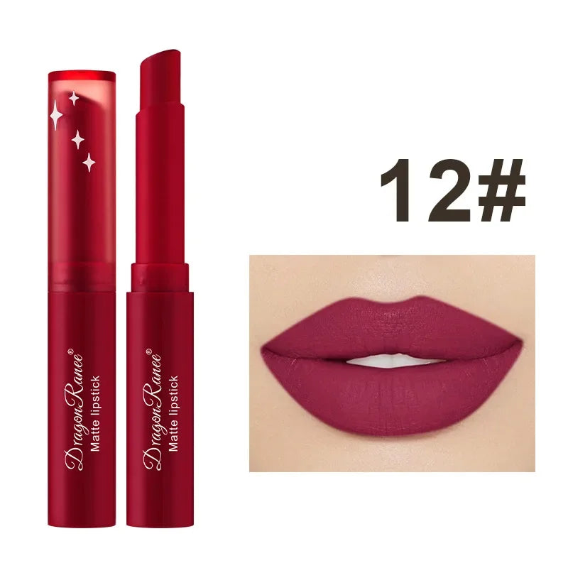 Velvet Matte Lipstick Moisturizing Lip Gloss Easy Rotating Pen Rich Zpaxo 12