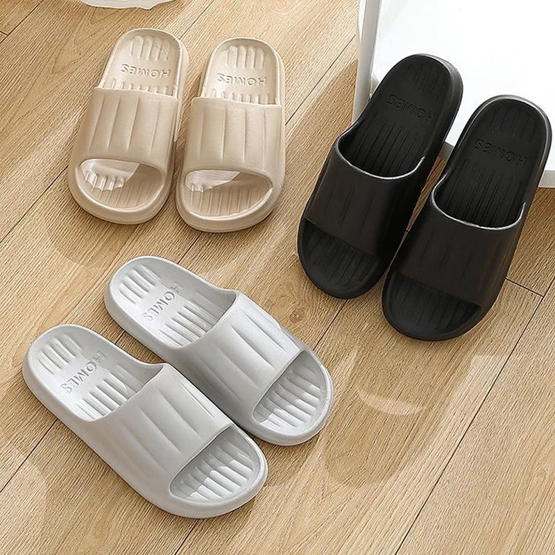 Cloud Slippers Men Flip Flops Beach Sandals Bathroom Non-slip Slides