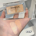 2-Color Concealer Palette Moisturize Long Lasting Cover Dark Circles Acne Pores Cream Shading Highlighter Face Makeup Cometics Zpaxo 02