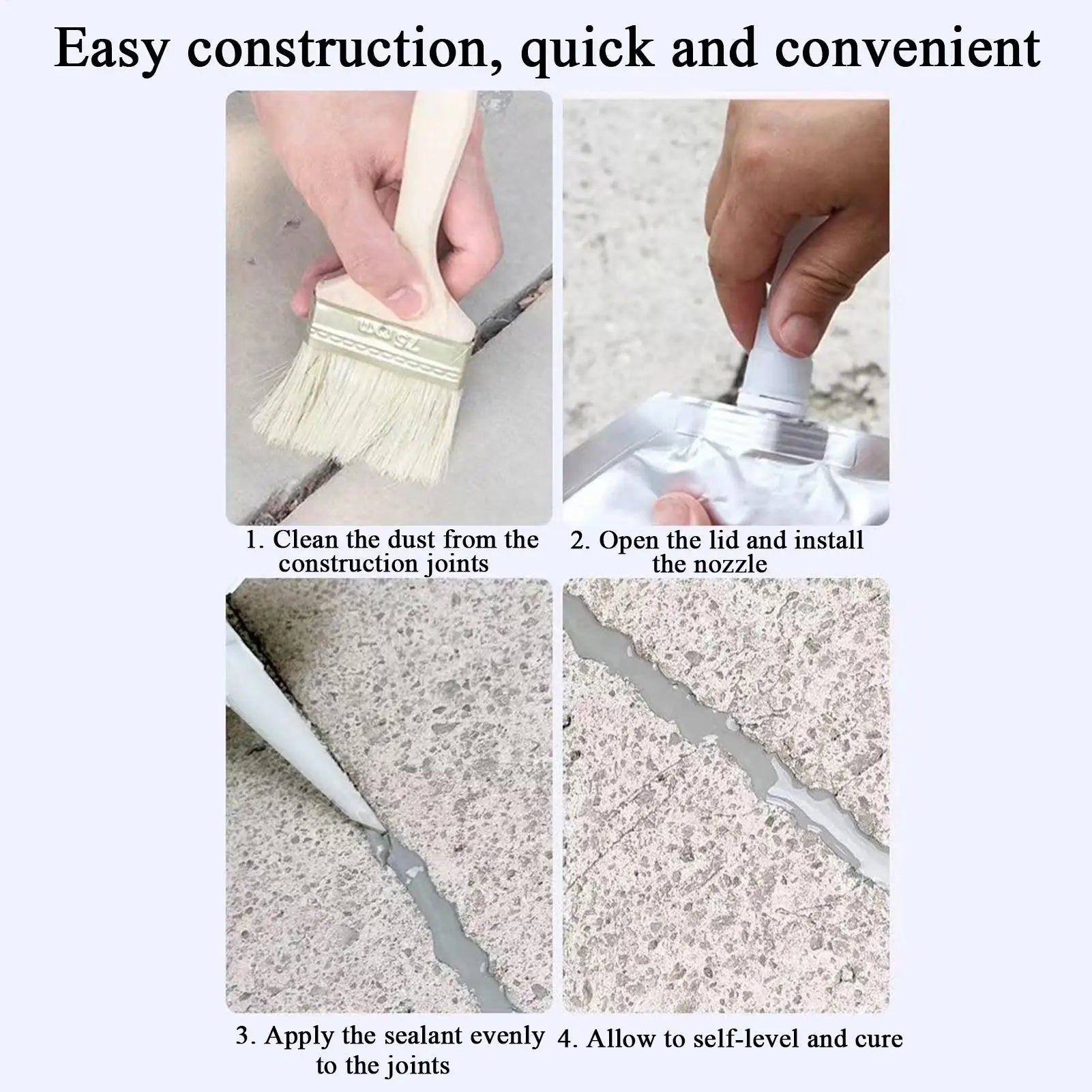 Roof Repair Sealant Waterproof Floor Caulking Glue Concrete Joint
