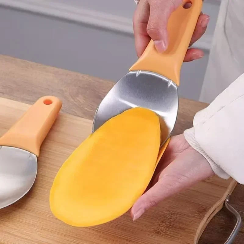 Hot Multifunctional Mango Spoon Mango Knife Cutting Granule Tool Peeler Peeler Mango Avocado Scoop Kitchen Fruit Tool Zpaxo