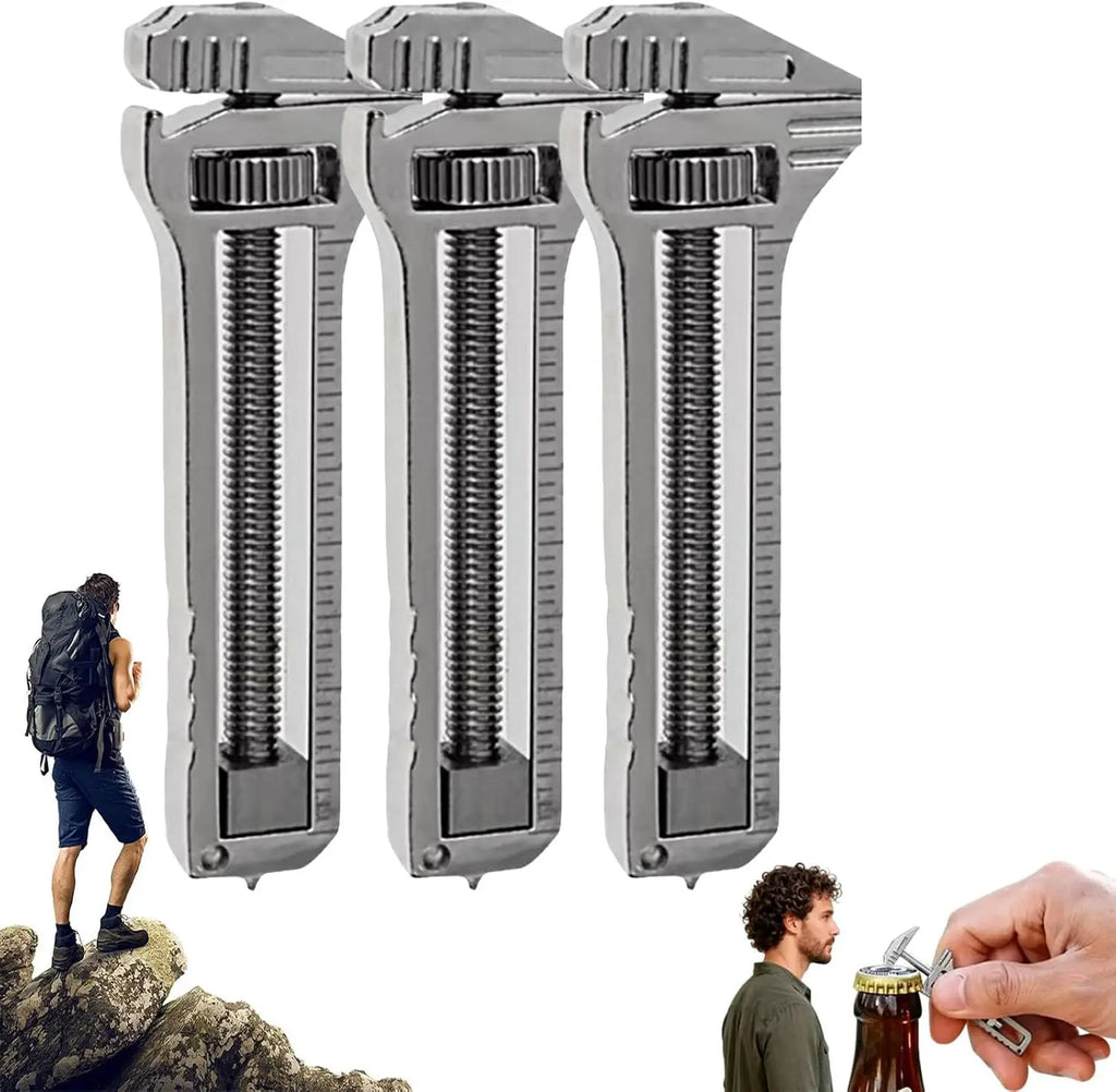 Titanium Alloy Mini Multitool Wrench & Bottle Opener EDC