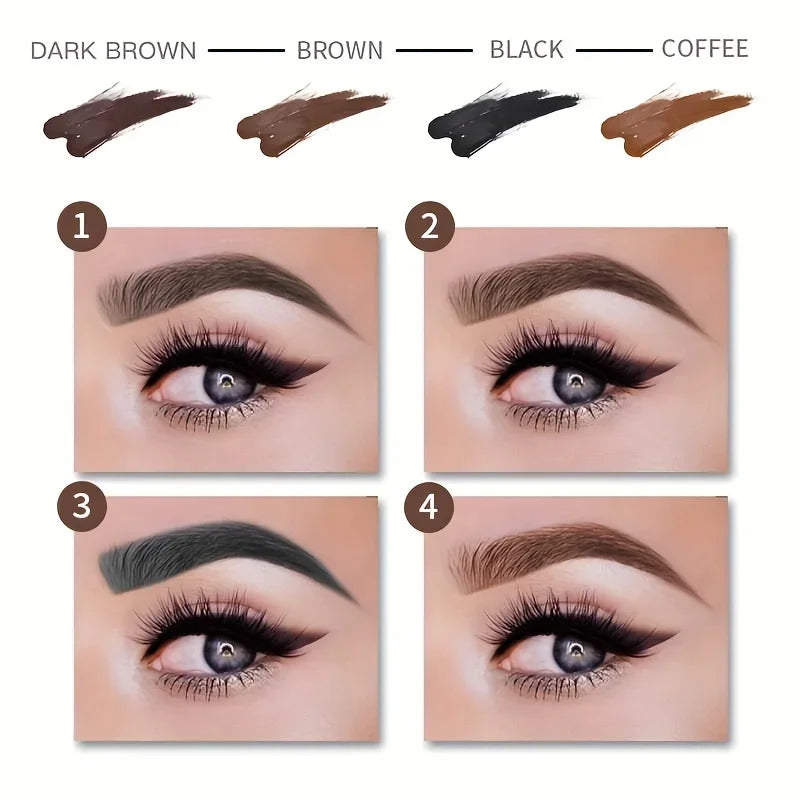 Waterproof Sweatproof Pigmented Eyebrow Gel Brush Long-lasting Pencil