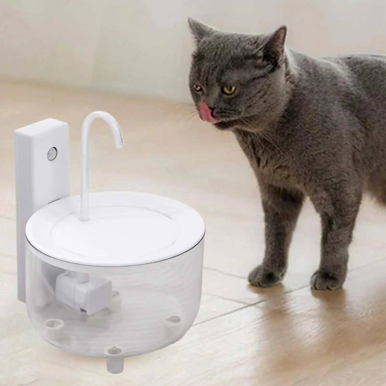 Cat Automatic Water Fountain Quiet Cordless Feeder Anti Slip Drinking