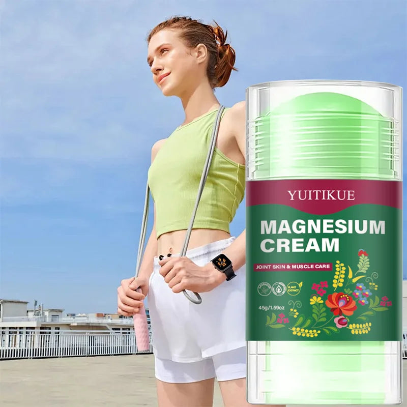 YUITIKUE Magnesium Cream – Soothe Muscles, Joints & Skin (45g) Magnesium Body Cream Zpaxo