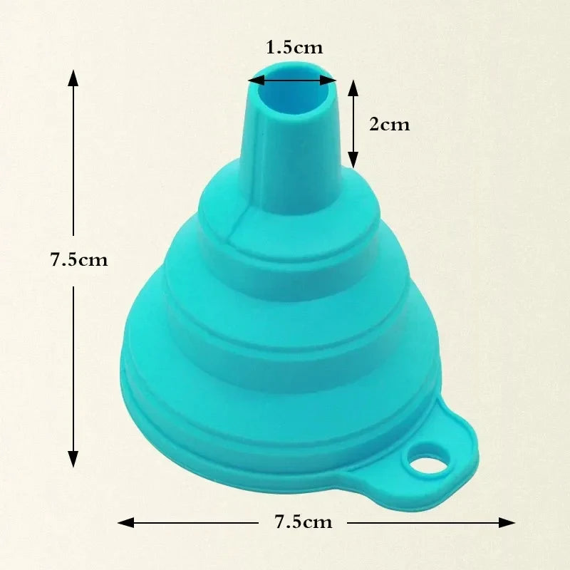 Silicone Folding Funnel – Collapsible Portable Kitchen Tool