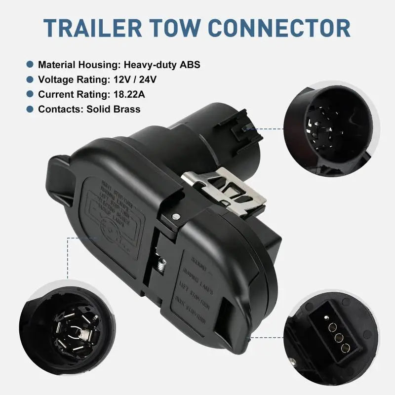 7-Way & 4-Pin Trailer Wiring Harness | F150, Silverado, RAM