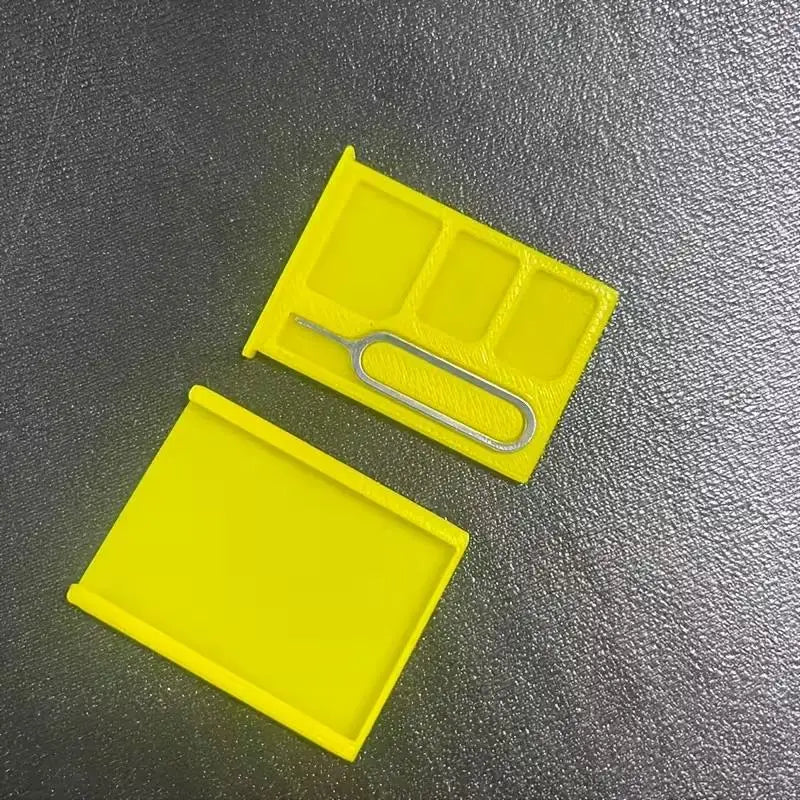 2/4pcs random Portable SIM Card Storage Box – Mini, Shockproof & Dustproof Case for Phone Memory Cards Zpaxo
