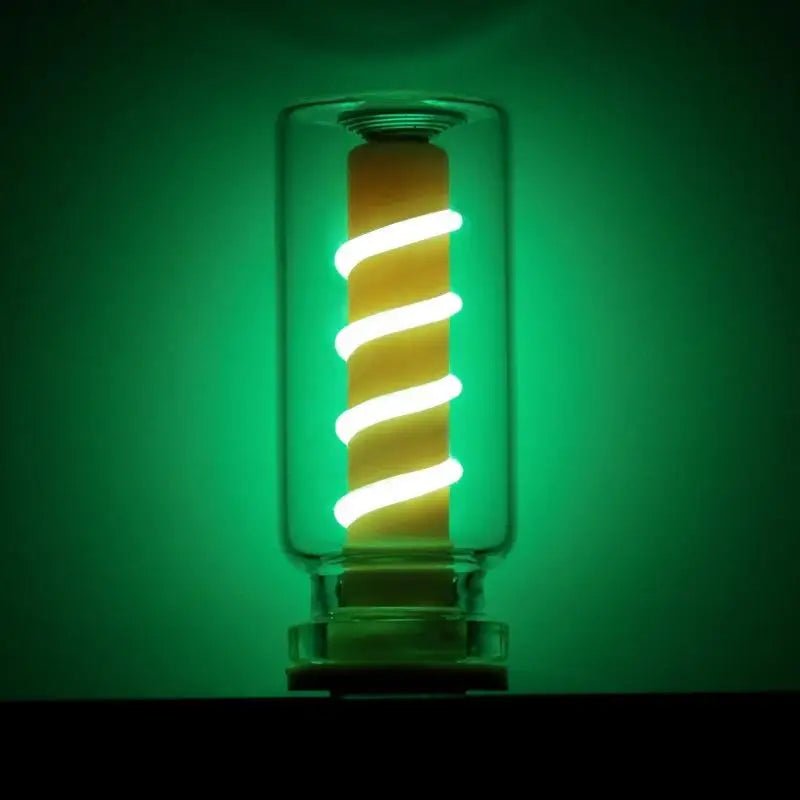 For Daily Lighting Bulb Atmosphere Lamp LED Spiral Filament Light Handmade DIY Camping Light LED Flexible Retro USB Light Bulb Zpaxo Green
