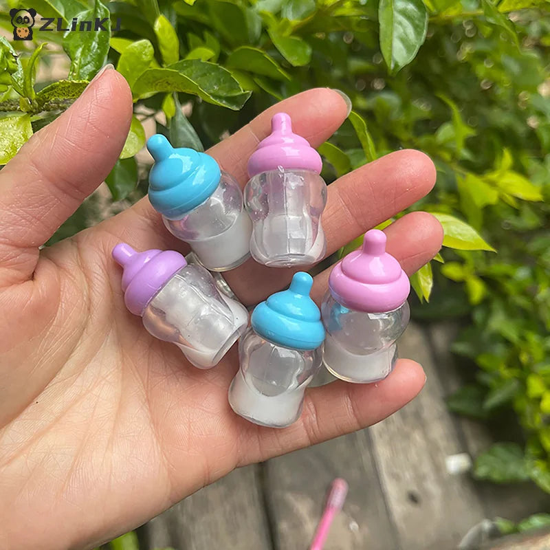 ▶3PCS Dollhouse Baby Bottle Accessories Play House Toys Furniture Doll House Miniature Accessories Zpaxo