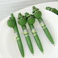 Kawaii Durian Press See Cat Gel Pen Cute Black Ink Signature Pens Zpaxo 1pc A