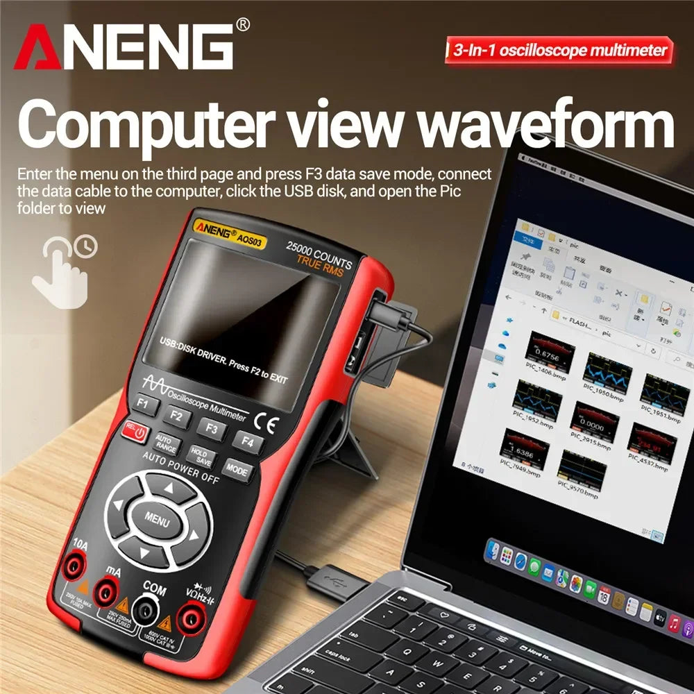 ANENG AOS03 280MS S 50MHz Analog Transistor Bandwidth Waveform Test