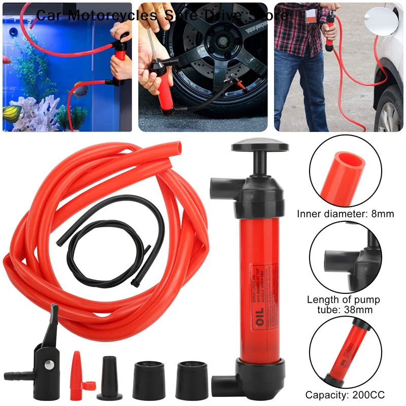 MPumping Oil Gas Siphon Pipe Transport Manual Pump Liquid Water