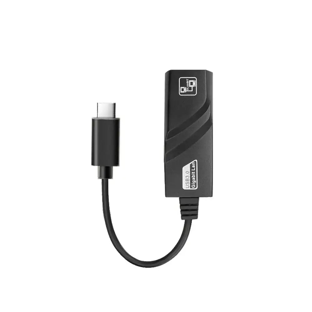 USB 3.0 A Wired USB Type C To Rj45 Cable 10/100/1000Mbps Lan Ethernet Adapter Network Card for Laptop Notebook PC Computer Win 7 Zpaxo 1000M Type C