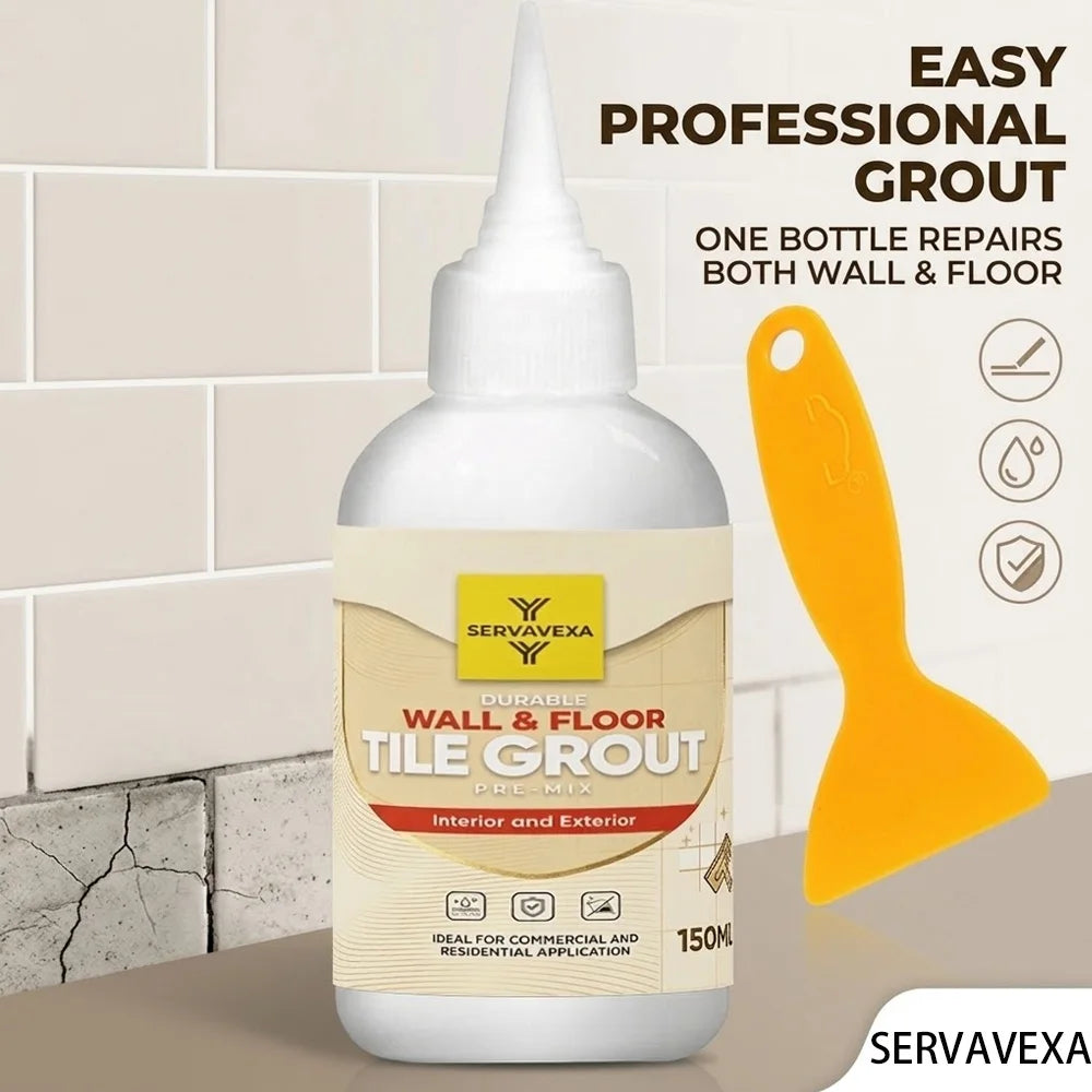 Waterproof Tile Grout Sealer Mold-Proof Quick Dry Repair Agent Floor Wall Gap Filler for Kitchen Bathroom Tile DIY Repair Kit Zpaxo