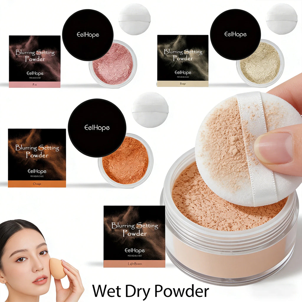 Two In One Wet Dry Powder Compact Natural Lightweight Matte Long Lasting Non Fading Sunscreen Anti Inflammatory Oil Control Zpaxo