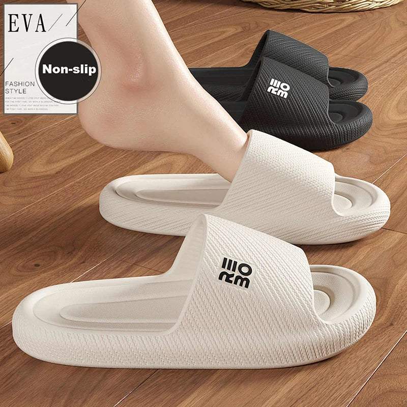 Summer Fashion Slippers Men Shoes Cloud Home Flat Sandals Massage
