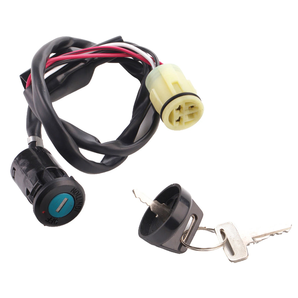 ATV Motorcycle Ignition Switch Electric Door Lock Dust Cover Key