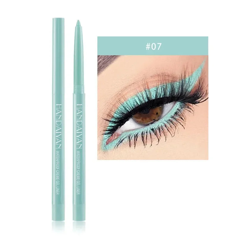 Matte Colorful Eye Liner Pen 20 Colors Eyeliner Gel Pencils Long Zpaxo 7