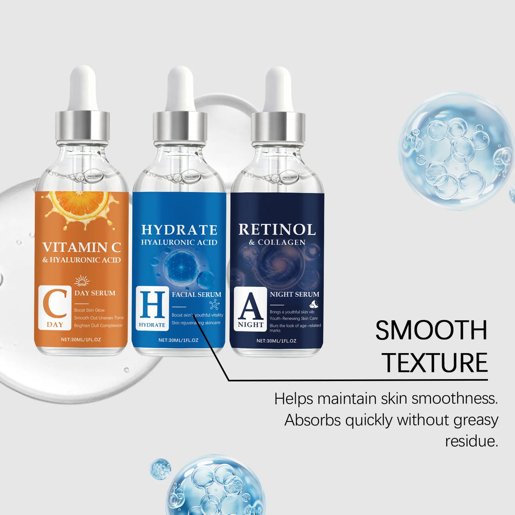 Hyaluronic Acid, Retinol & Vitamin C Face Serum 30ml Face Serum Zpaxo