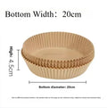 Paper for Airfrier Anti Fat Hot Air Fryer Silicone Oil Paper Air Fryer Liner Non-fat Paper Oven Accessories Nonstick Parchment Zpaxo 20CM-Round 300PCS