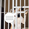 Sturdy U-shaped Dog Gate Support Feet Groove Fittings Pet Barrier
