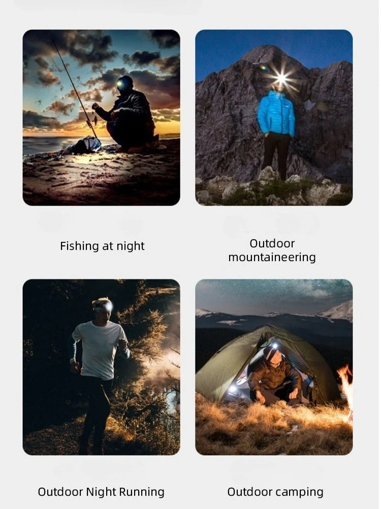 POCKETMAN Motion Sensor LED Headlamp | USB-C Rechargeable