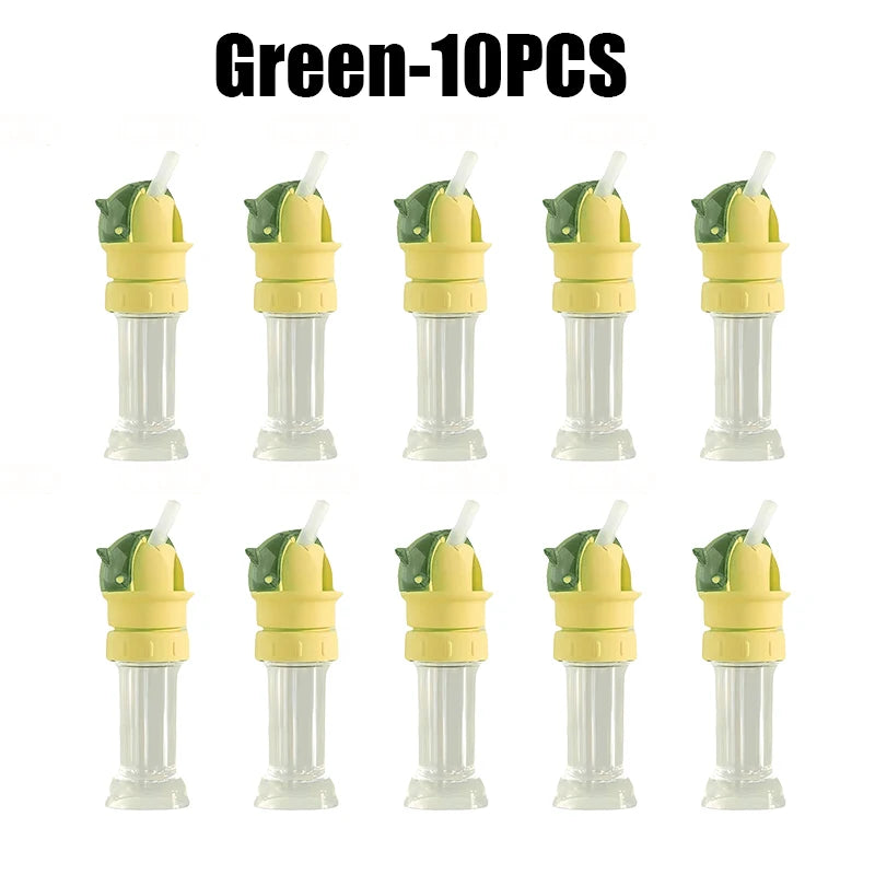 Baby-friendly Universal Straw Lid Includes Converter Water Bottles Zpaxo Green 10PCS