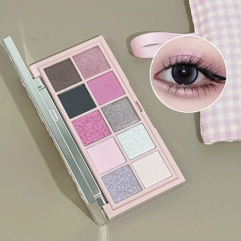 Pink ballet makeup gift box powder lip mud eye shadow high gloss makeup set holiday gift Zpaxo