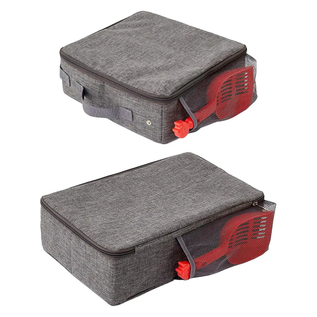 Foldable Cat Litter Box for Travel Cat Litter Box Waterproof with Zipper Lid Zpaxo