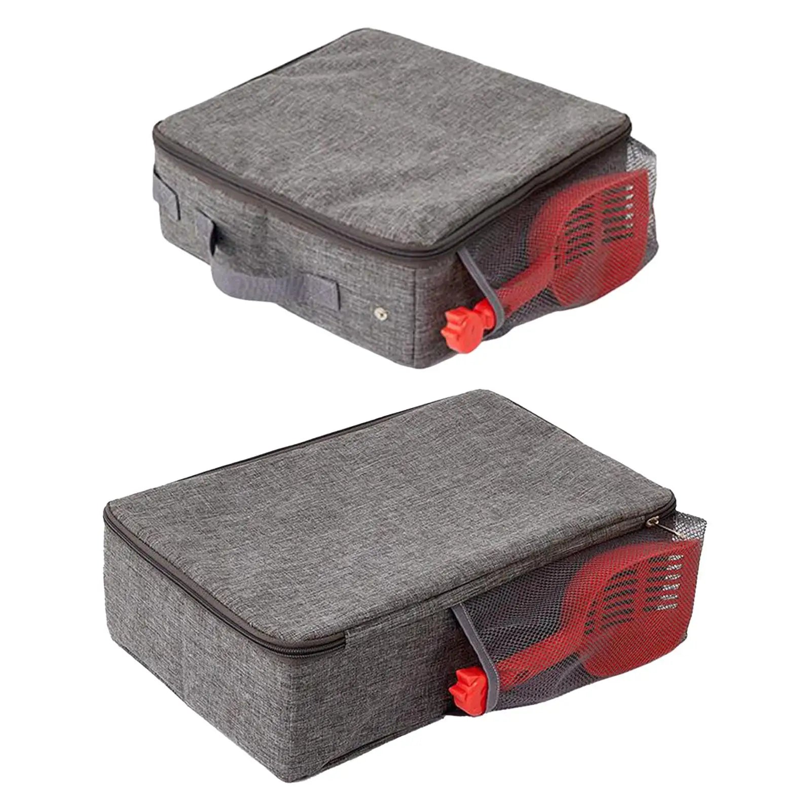 Foldable Cat Litter Box for Travel Cat Litter Box Waterproof with Zipper Lid Zpaxo