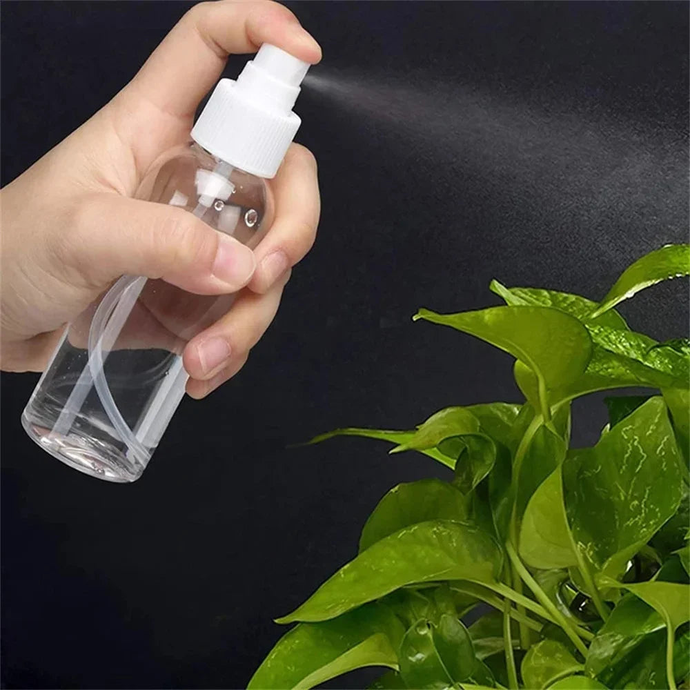 Refillable 30ml 50ml 100ml Clear PET Plastic Portable Spray Bottle Empty Perfume Container Zpaxo