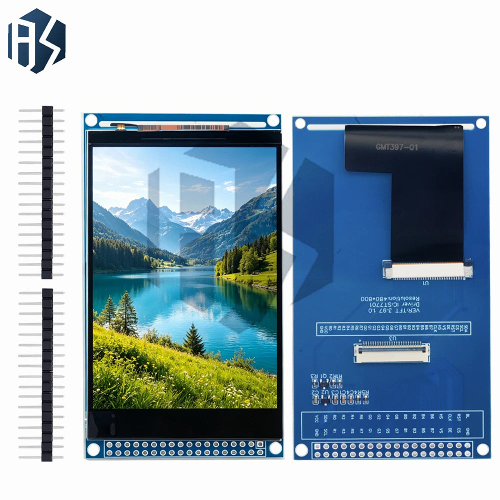 3.97 Inch TFT LCD Display Module ST7701 Driver 480*800 RGB Interface Color Screen Compatible with for Arduino Zpaxo