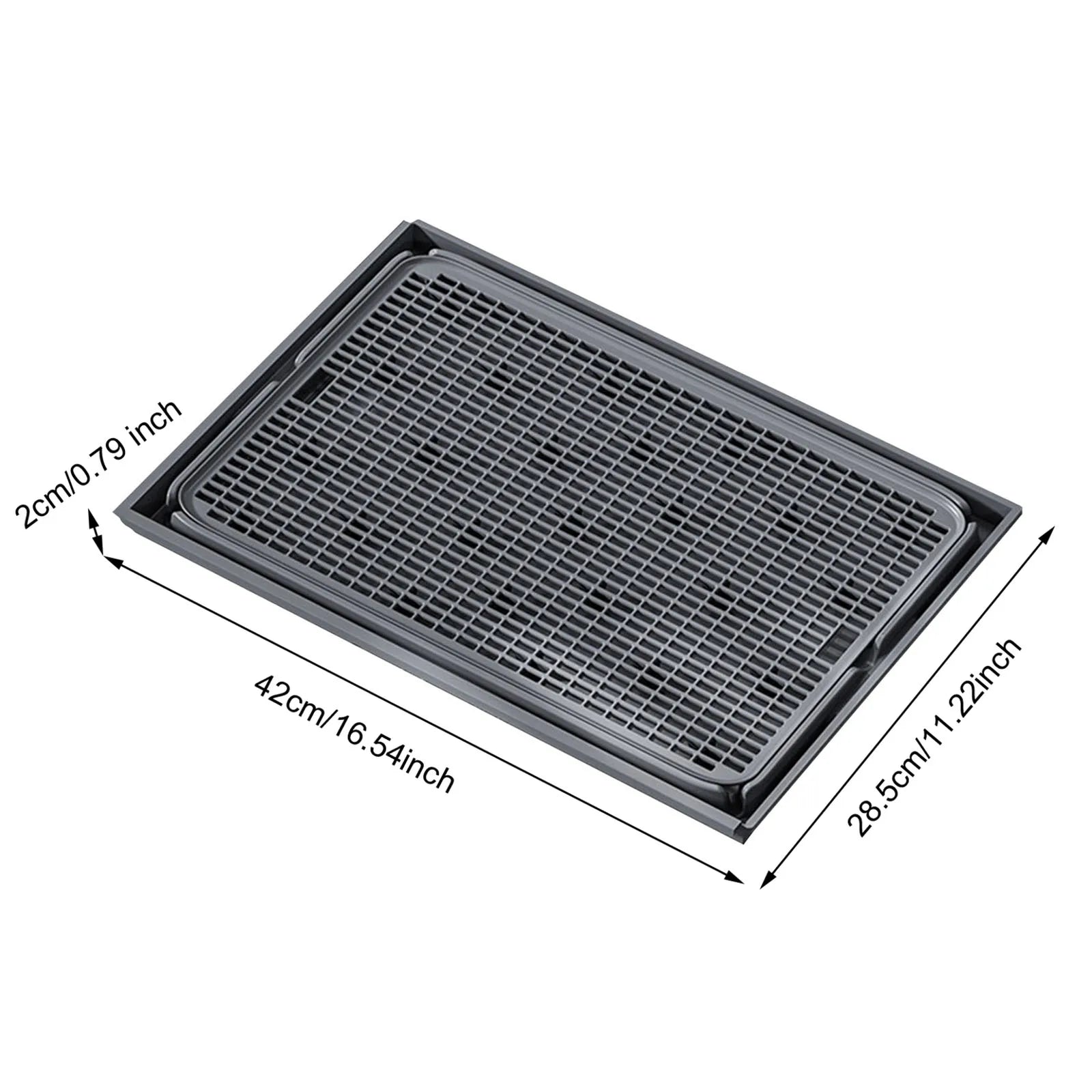 Cat Litter Mat Kitty Litter Mat Lightweight Sturdy Kitty Litter Trapping Mat Waterproof Non Slip Litter Boxes Trapping Mat Boxes Zpaxo Dark Gray