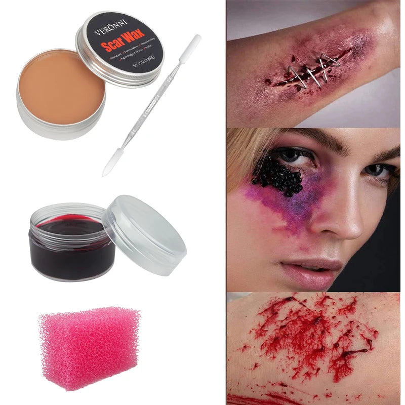 Face Body Painting Palette SFX Makeup Kit-create Special Effect Stage Zpaxo