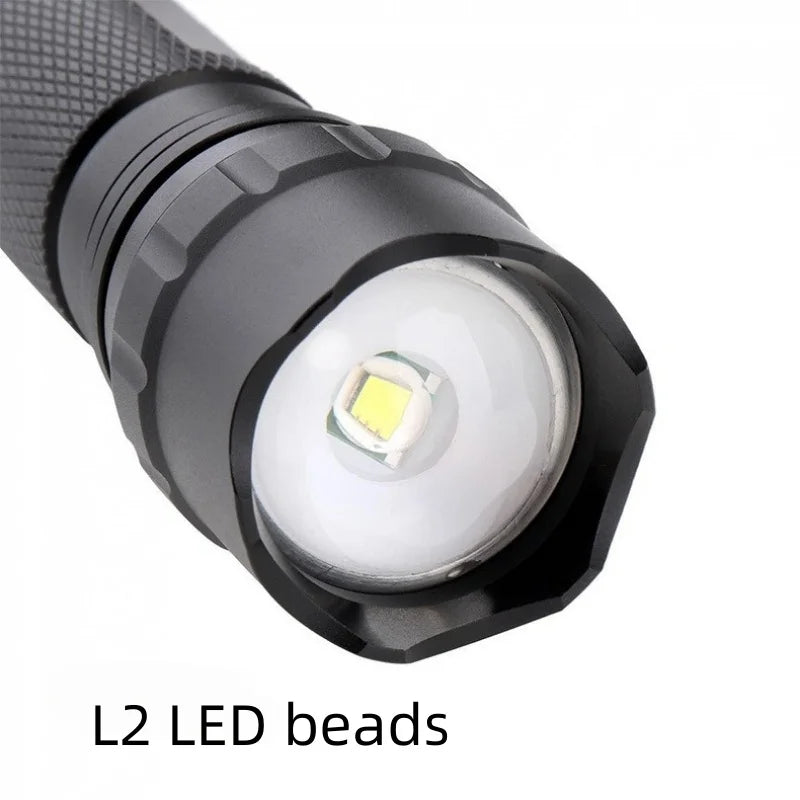 SHINEKNOT 1000 Lumen Tactical LED Flashlight – Rechargeable Tactical Flashlight Zpaxo
