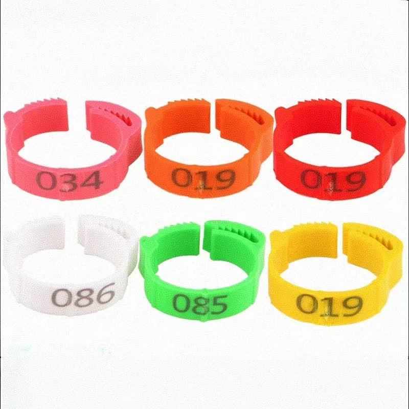 Chicken Foot Ring Label Buckle Plastic Adjustable Poultry Leg Snap