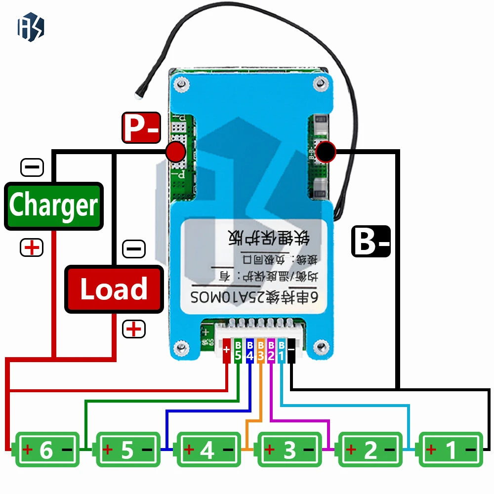 6S 7S 24V 15A 20A 25A LiFePO4 Battery Balanced Charge Equalizer Board Zpaxo