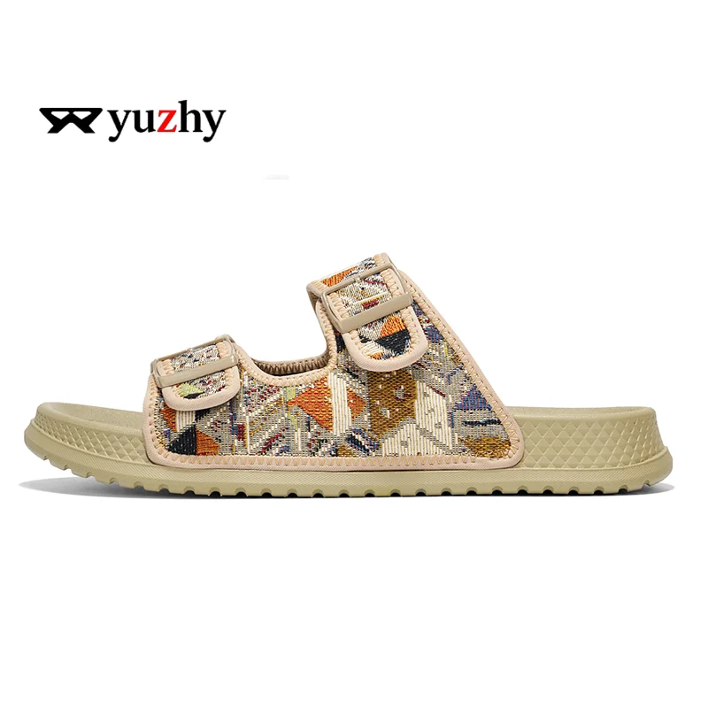 Men's Slippers Comfortable Lightweight Soft Sole Casual Slides Indoor