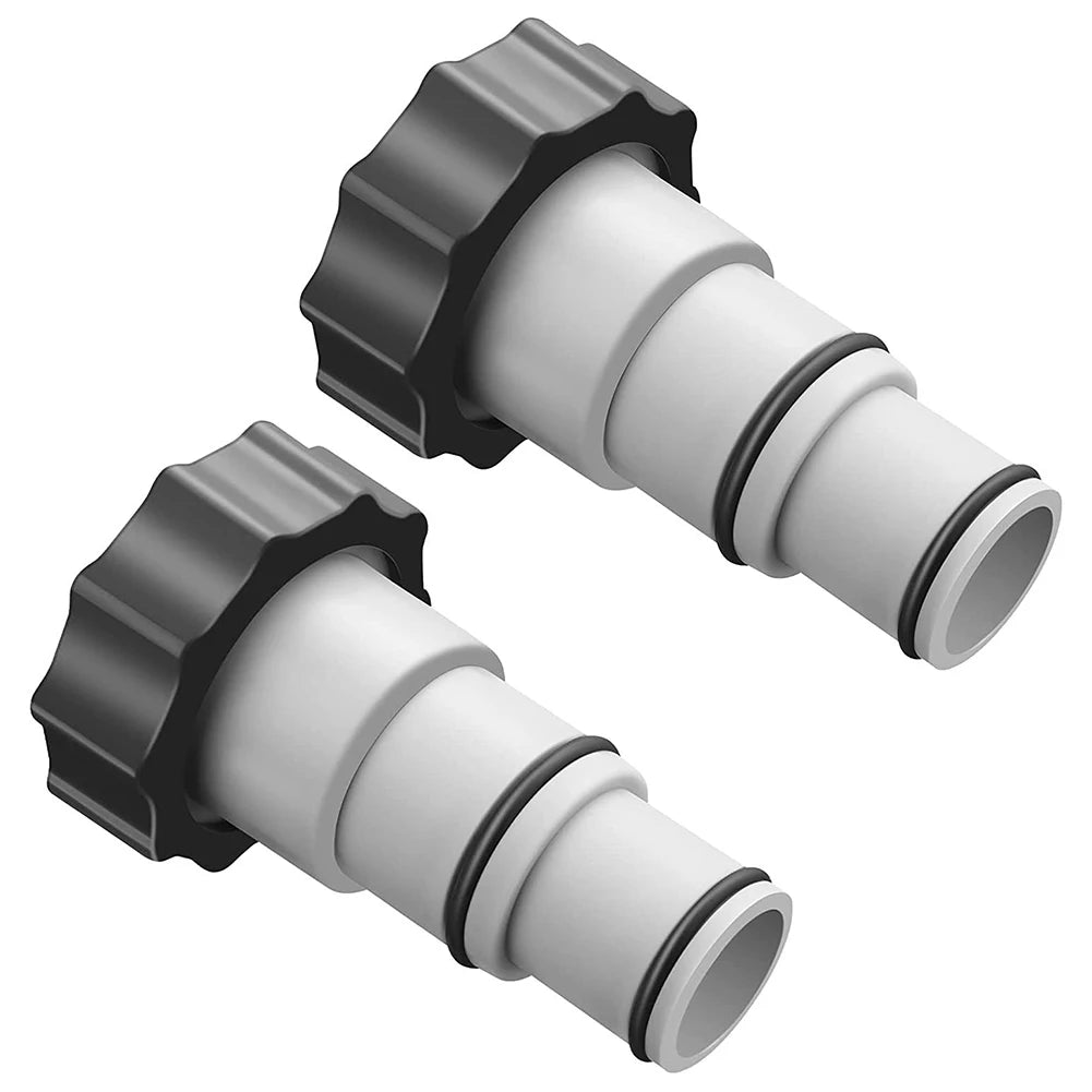 Hose Adapter with Collar Drain Plug Connector Replacement Pumps Connection Adapter Outdoor Hot Tub Accessories for Intex Fit ARU Zpaxo