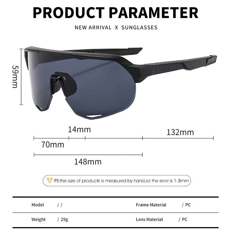 New Cycling Men's and Women's Outdoor Sports UV400 Anti Glare UV Bicycle Driving Fishing Riding Sports Travel Sunglasses ﻿ Zpaxo