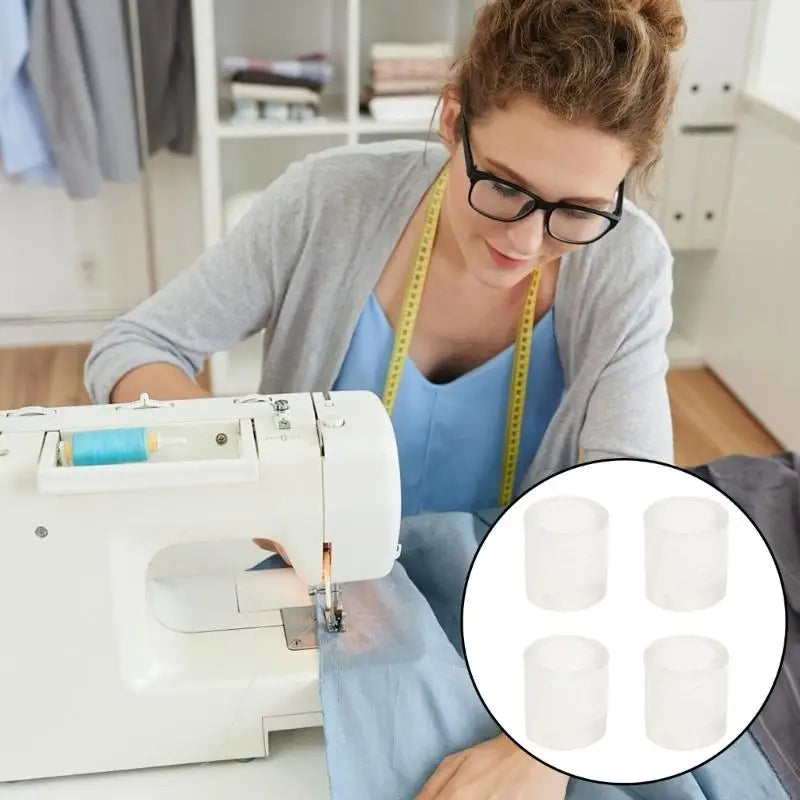 4 Sewing Machine Feet Pad Nonslip Shock Absorbing