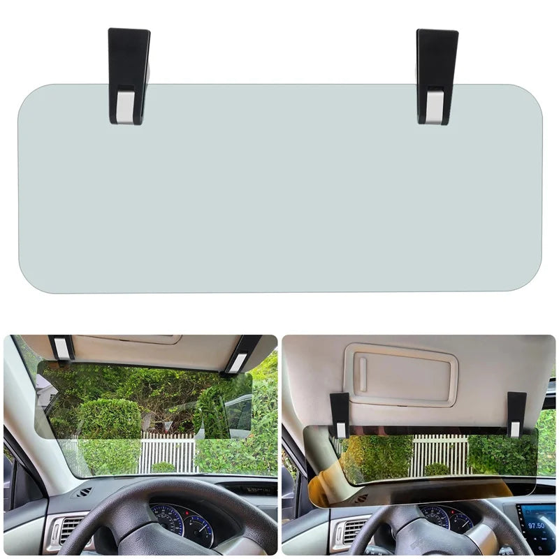 Polarized Car Sun Visor Extender – UV400 Anti-Glare 180° Clip
